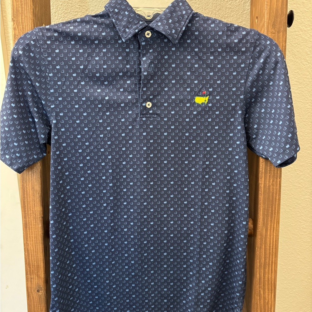 Masters Kids-Navy youth boys size Medium Polo Shirt